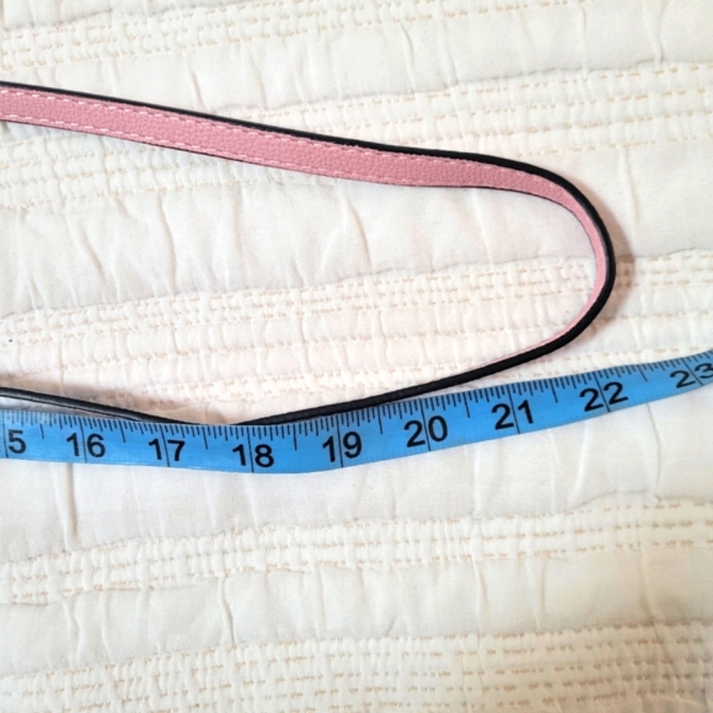 ☆ Pink Faux Leather Mini Crossbody Bag - Picture 7 of 14